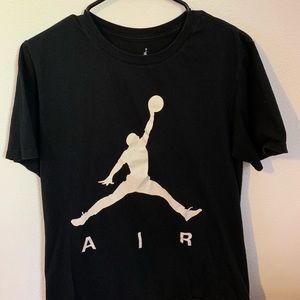 Air Jordan Black Tee size Medium